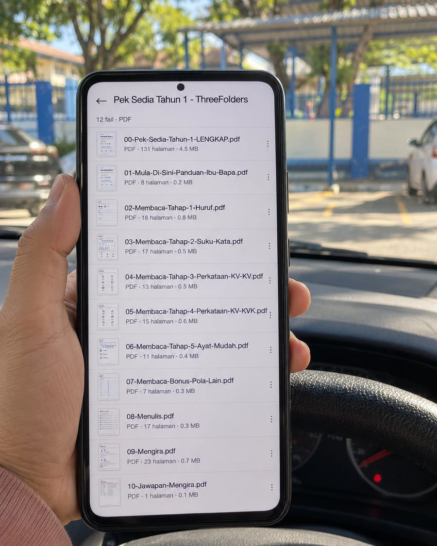 Anda terima 12 fail PDF: satu fail lengkap 131 halaman dan 11 fail ikut bahagian. (gambar hiasan)