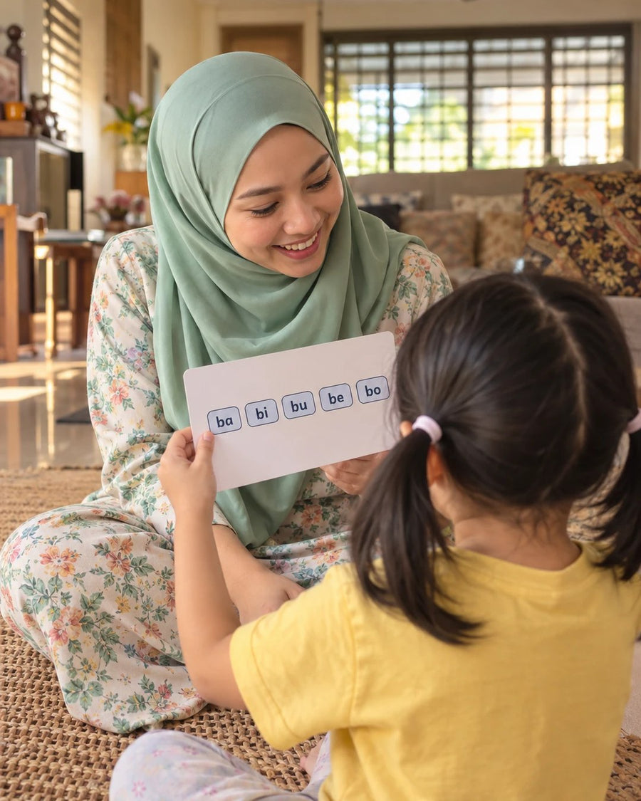 15 minit sehari, bersama ibu atau ayah. (gambar hiasan)