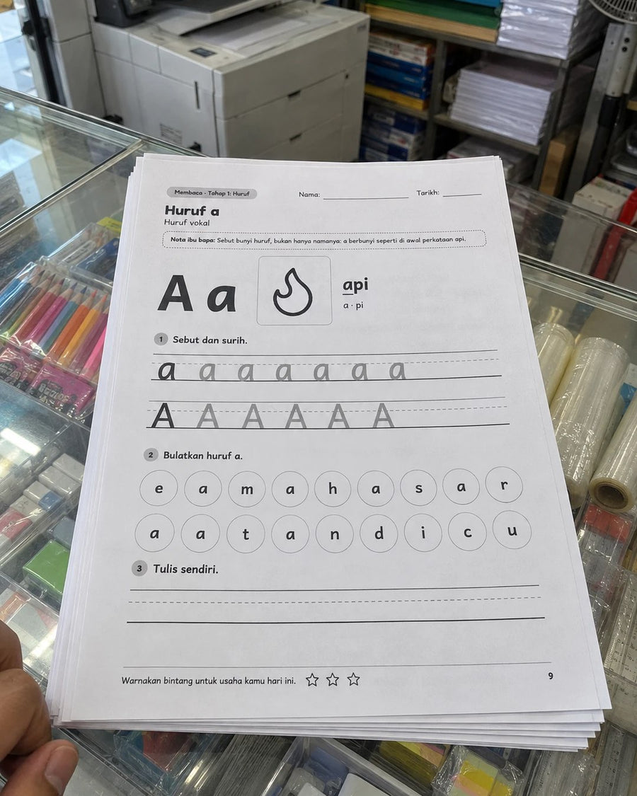 Tiada printer? Cetak di kedai fotostat. (gambar hiasan)