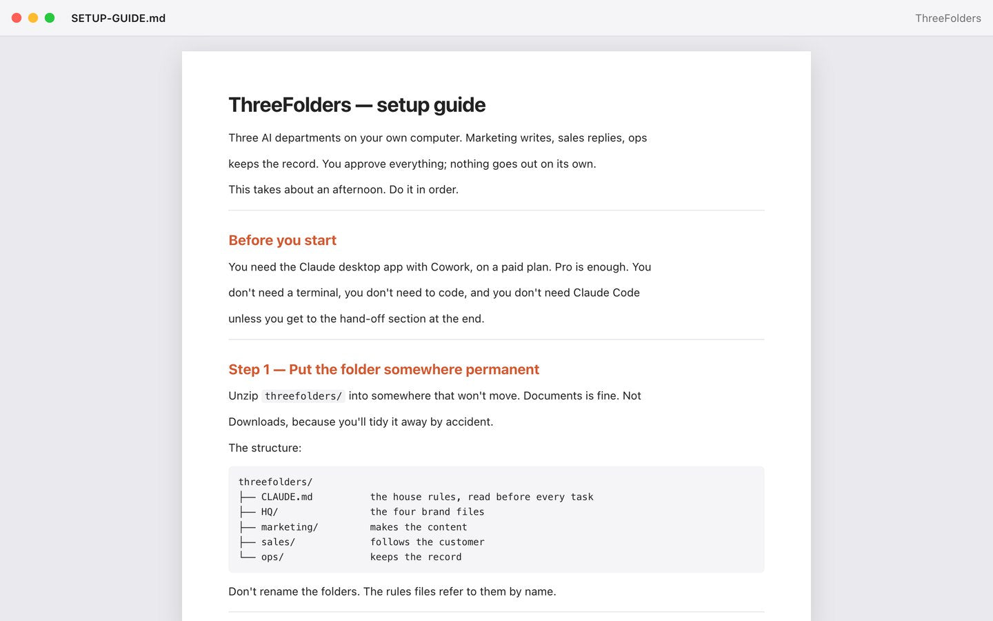 The 7-step setup guide